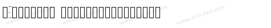 ZCoolQing KeHuangYou字体转换